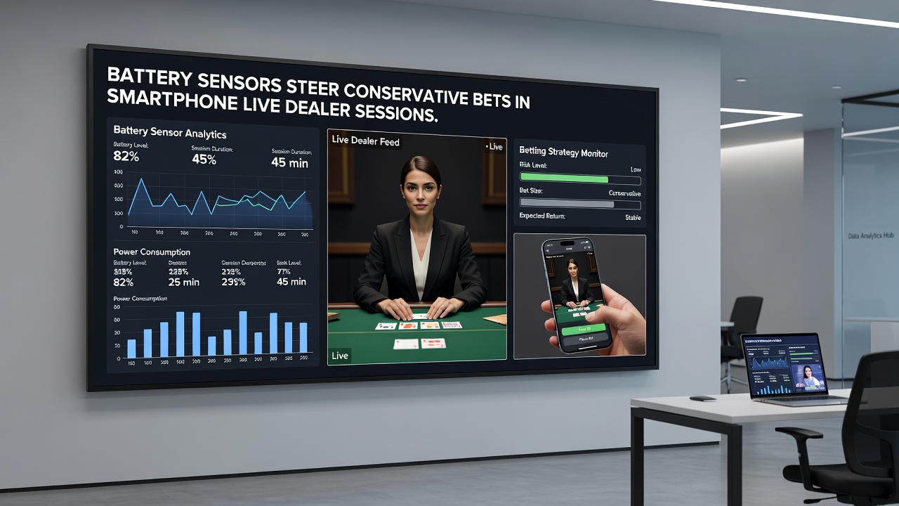 Mobile Live-Dealer-Sessions mit Batteriesensor-Feedback