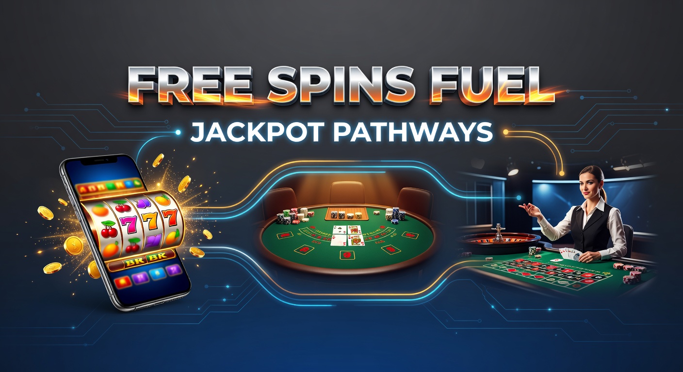 Mobile Slot mit drehenden Free Spins und leuchtendem Jackpot-Symbol, das auf einem Smartphone-Bildschirm erscheint