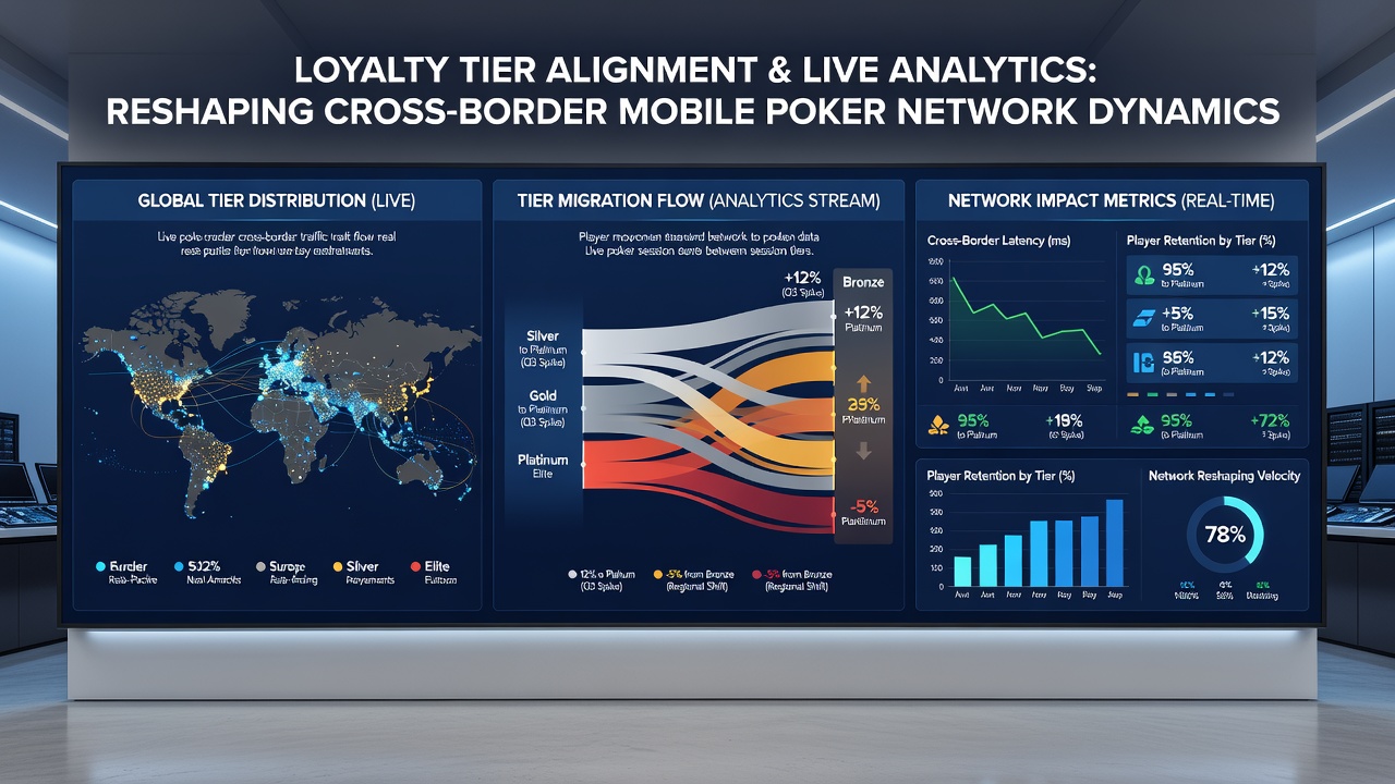 Analyse-Dashboard mit Treuestufen und Poker-Sitzungsdaten