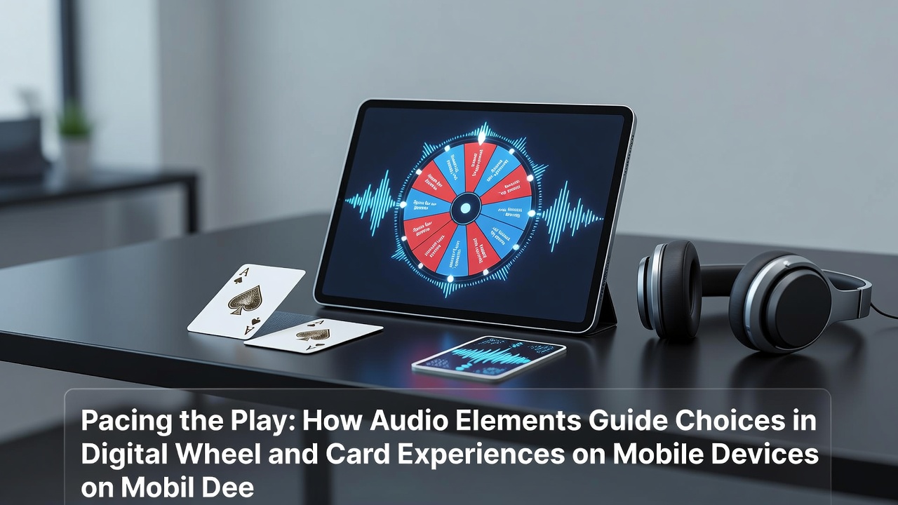 Detaillierte Darstellung von Audio-Wellenformen und deren Synchronisation mit Spielentscheidungen in einer mobilen App