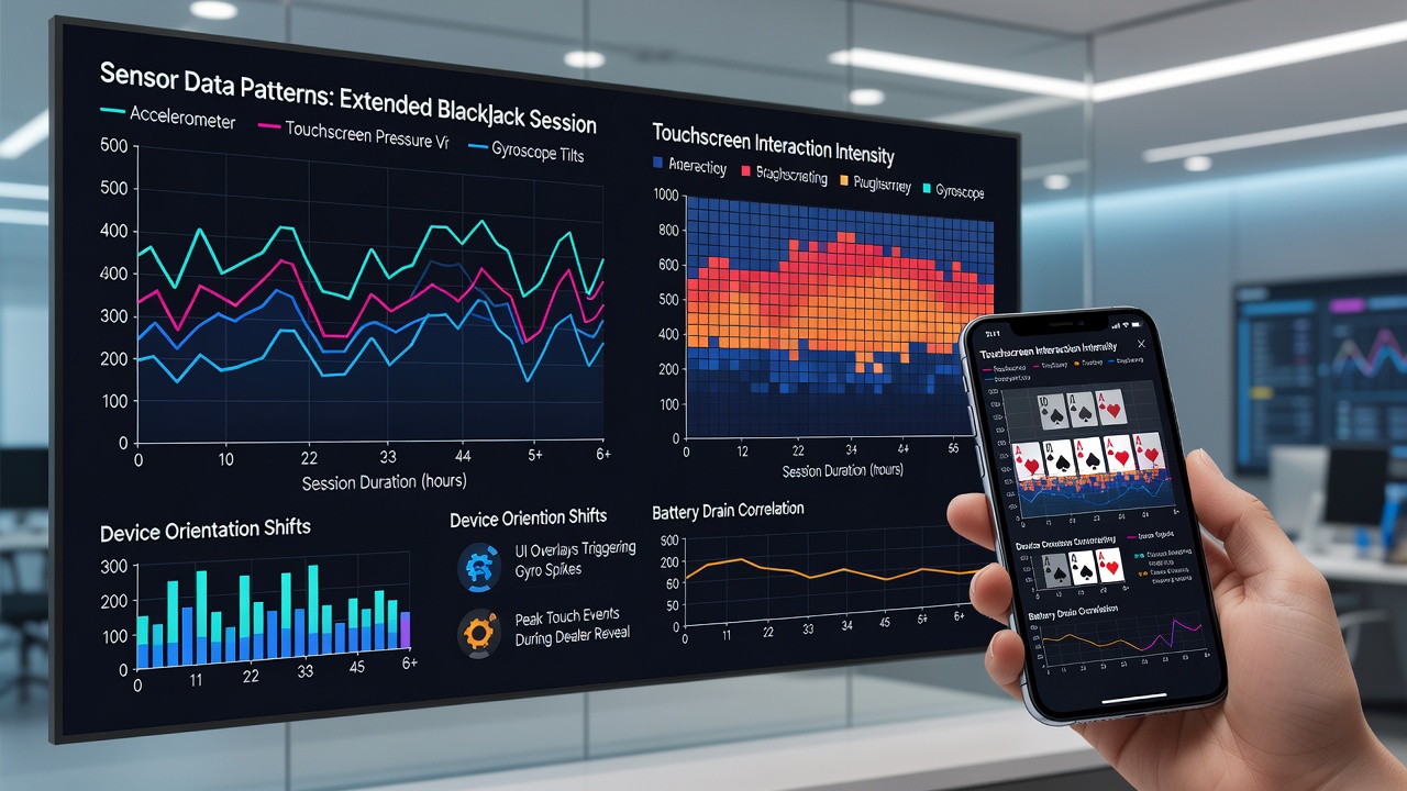 Analyse von Sensorwerten in Blackjack-Apps auf Smartphones